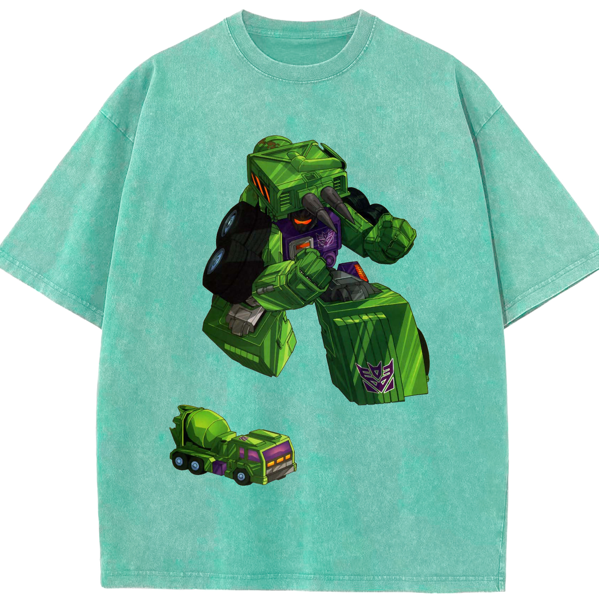 （画像用）  綿100% ヴィンテージ風 半袖Tシャツ（フロントプリント）